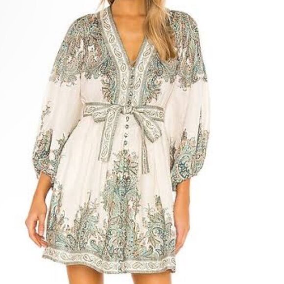 Zimmermann Brighton Paisley Mini dress - Picture 2 of 10